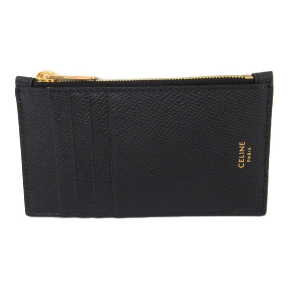 Celine Fragment Case Card Case Accessory Leather Black - Picture 2 of 8